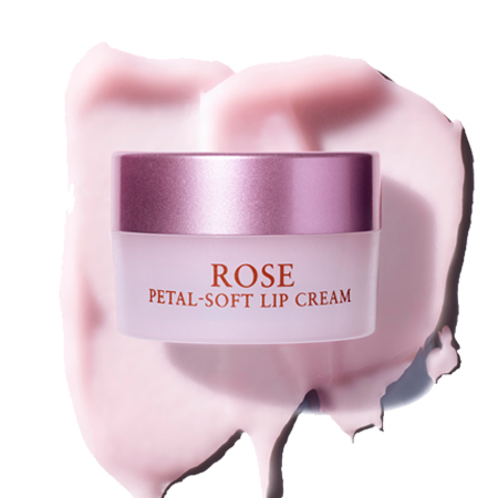 Fresh Rose Petal-Soft Lip Cream 10 g ลิปบาล์มบำรุงริมฝีปากล้ำลึก นุ่มดุจกลีบกุหลาบ ให้ความชุ่มชื้นยาวนานสูงสุด 24 ชม.